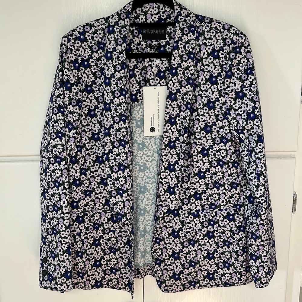 Wildfang Floral Blazer